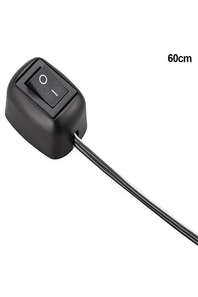 Choice 60cm Universal Car Switch Paste Type Toggle Switch With Cable 60cm/100cm Dc 12v For Fog Ring Drive L