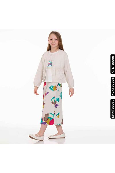XO Kids 8-14 Girls Pocket Elastic Jacket - 34373 Kckt07008