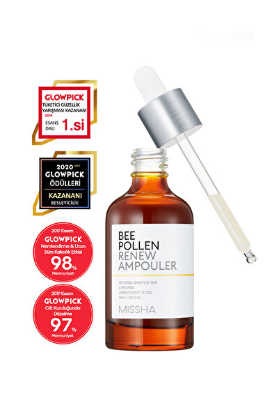 Missha Arı Poleni İçeren Yoğun Besleyici Nemlendirici Ampul 40ml Bee Pollen R...