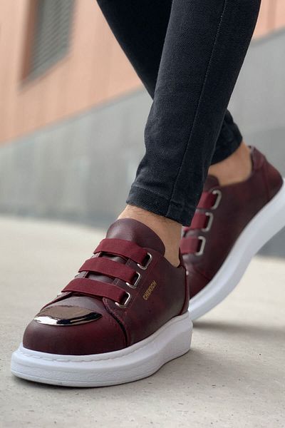 Chekich Pantofi pentru bărbați Claret Red Bt - Ch251