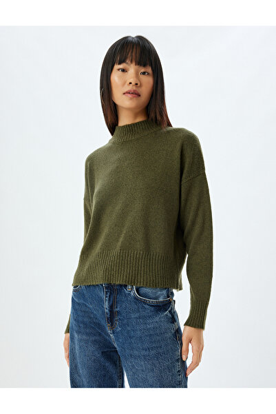 Koton Tricotaj de bază Pulover Guler Stand Mânecă lungă