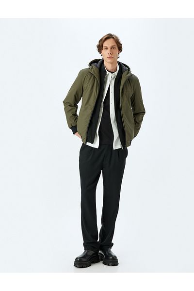 Koton Jachetă de sezon cu fermoar slim fit