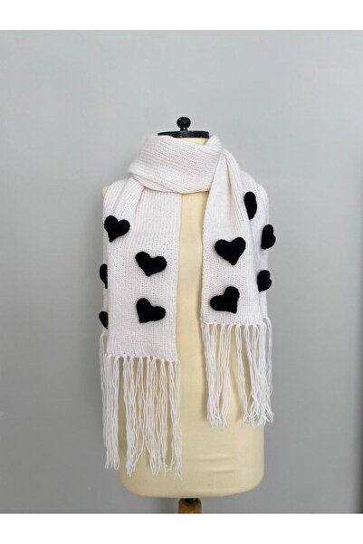 El örgüsü El Örgüsü Kalpli  Kadın Atkı