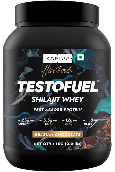 KAPİVA KAPIVA TESTOFUEL Shilajit Whey Belgian Chocolate Protein 1Kg
