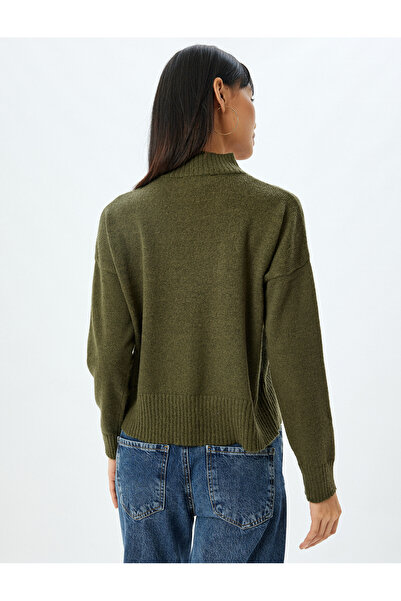 Koton Tricotaj de bază Pulover Guler Stand Mânecă lungă