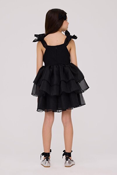 Tyess Girl Black Dress