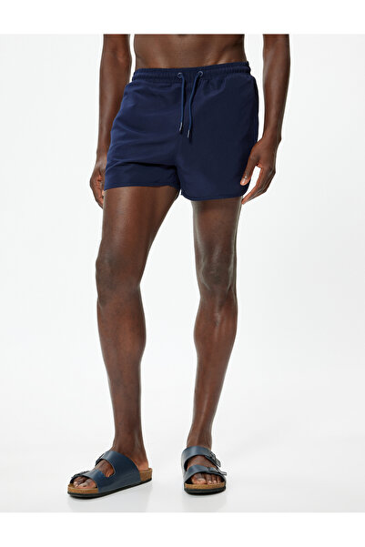 Koton Κοντό μαγιό Oversize - Μέση με κορδόνια και λεπτομέρεια τσέπης