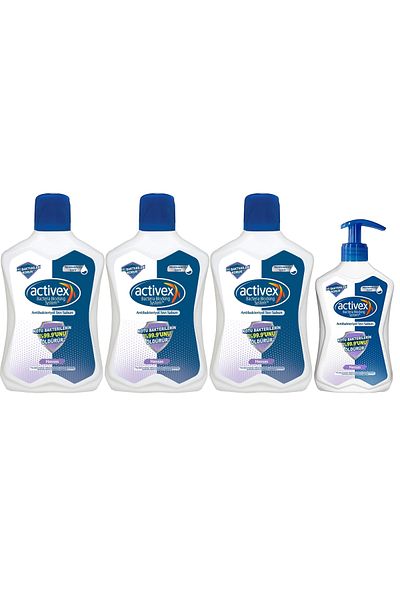 Activex Liquid Soap Sensitive 3 Pieces 1 Lt + 500 ml