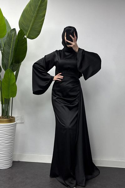 Tarzım Tuba Large Spanish Sle Long Piece Detail Special Occasion Evening Dress