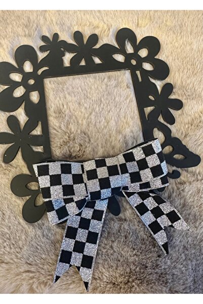 Marrone Checkered Glitter Fancy Socket Switch Frame Socket Frame Bell Ornament 8-17 Cm