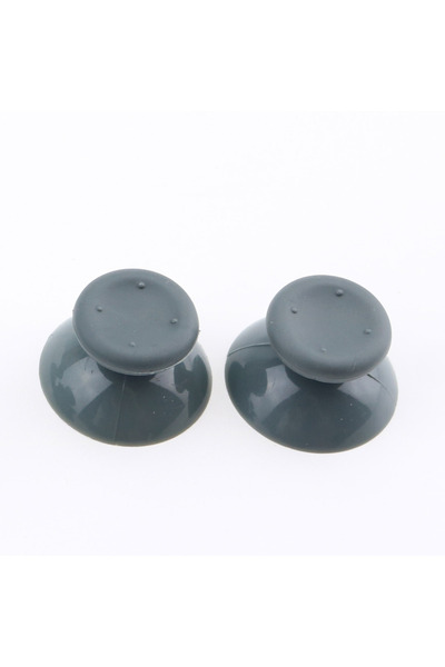 Choice 10 قطع رمادية اللون لجهاز تحكم مايكروسوفت إكس بوكس 360، عصي تحكم تناظرية سوداء/رمادية، أغطية عصا التحكم