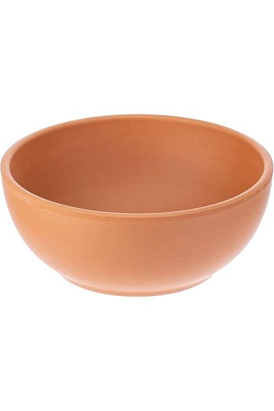 AKDC Round Bowl 20Cm X 20Cm X 8Cm Clay Colour