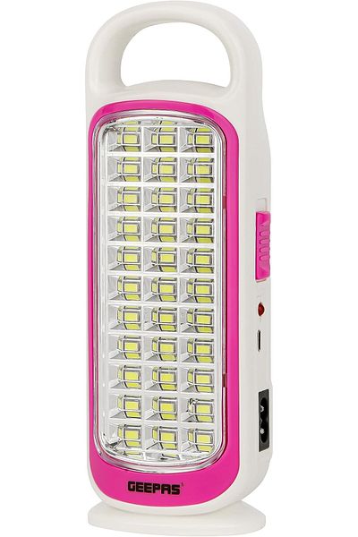 Geepas LED Emergency Lantern with Solar Panel, 33 Hi-Power LEDs, 5 Hours, Portable Design