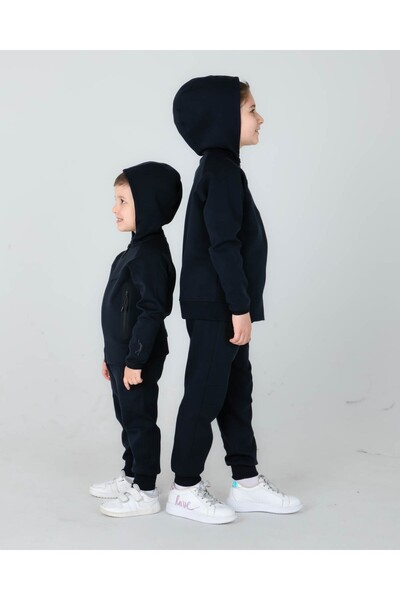 Black One ХЛОПЧИКИ/ДІВЧАТКА СПОРТИВНИЙ КОСТЮМ З КАПЮШОНОМ З ЛАЙКРИ