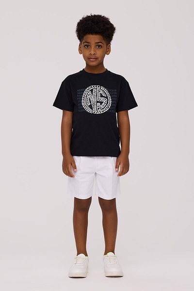 Nebbati Bg Store Tricou negru pentru băiat