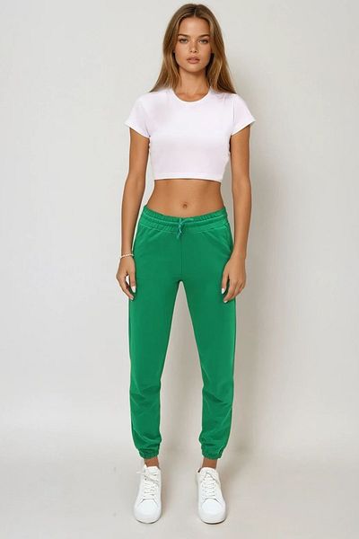 VAGGON Φούτερ με δύο κλωστές Green Leg Urt8090