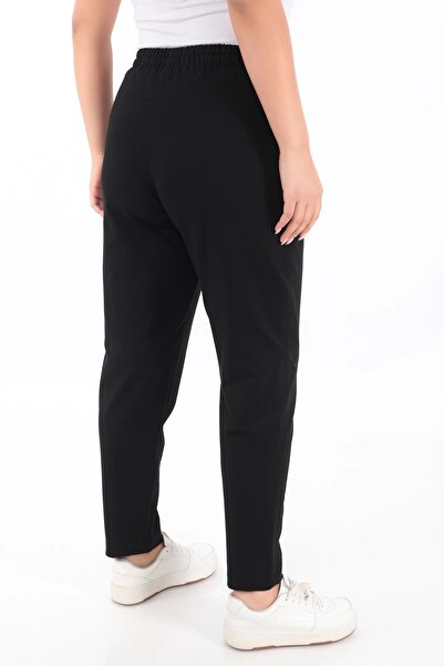 Lady Majestic Plus Size Pocketed Sweatpants with Elastic Waist