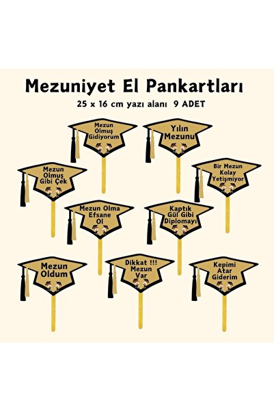 Ti Play MEZUNİYETE ÖZEL YAZILI EL PANKARTI 01