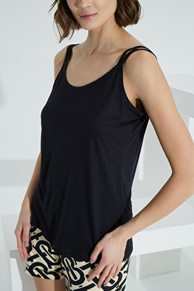 Etoile Καλοκαιρινό γυναικείο σορτς με λουράκι από μπαμπού 70011