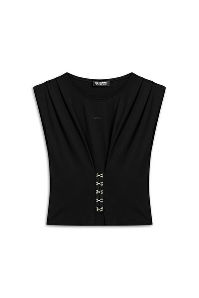 Nocturne Agraf Accessory Detailed T-Shirt