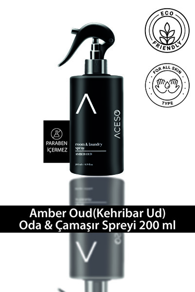 Amber Oud(Kehribar Ud) Oda & Çamaşır Spreyi 200 ml