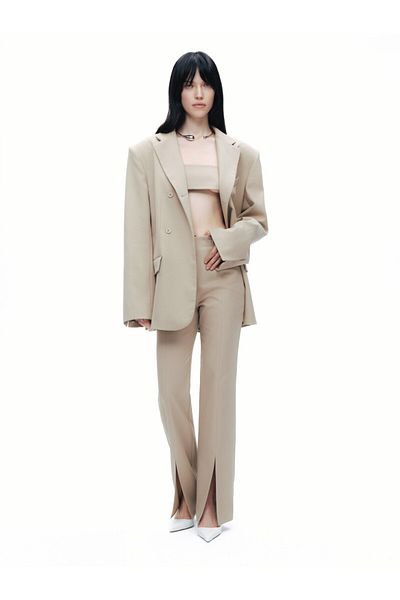 Nocturne Slit Detailed Trousers