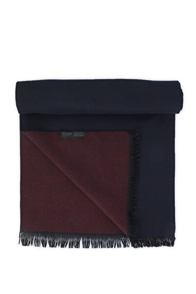 Hatemoğlu Navy Blue Double Sided Scarf