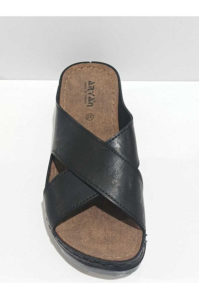 ARYAN 07-096 Ανατομικές Γυναικείες Παντόφλες Wedge Heel