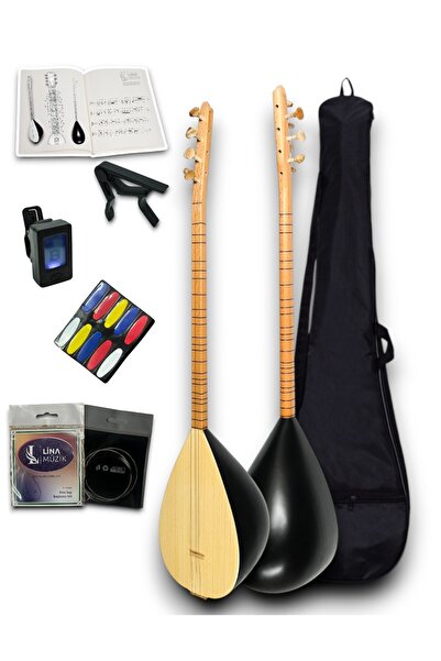 Furia Kısa Sap Siyah Kompozit Saz Öğrenci Bağlaması