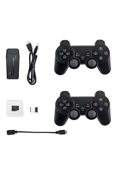 Yelajoy 2.4G Wireless Game Controller 4k Game Stick,Gaming Stick with Games,Portable Retro Game Console
