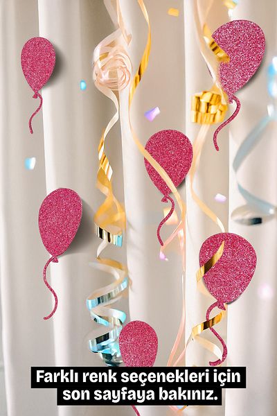 Artikel Glitter Eva 6 Pieces Children's Room Curtain Ornament, Brooch Accessory, Pack Decoration Accessory