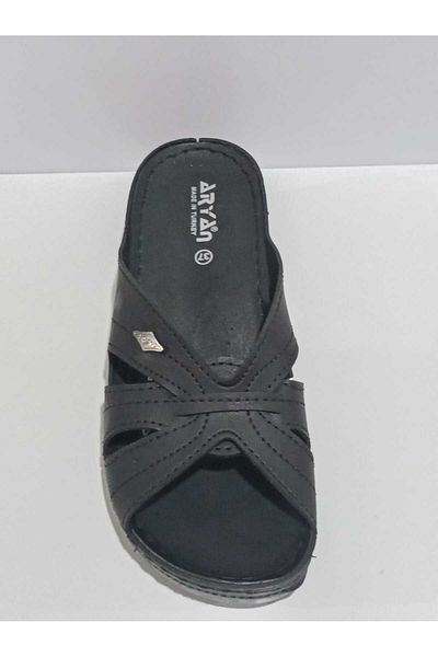 ARYAN 37-953 Ανατομικές Γυναικείες Παντόφλες Wedge Heel