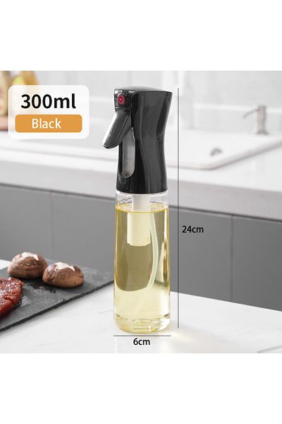 Choice Black 300ml 200/300/500ml Oil Spray Bottle Kitchen Baking Olive Oil Dispenser Camping Bbq Baking Sal