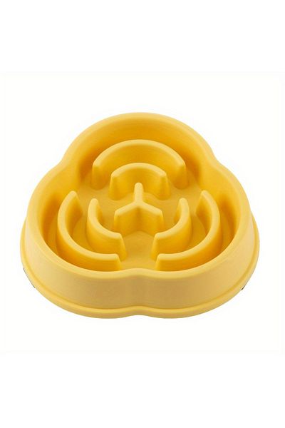 Choice M black 1PC Pet Slow Food Bowl Anti Choking Dog Bowl Dog Bowl Anti Overturning Pet Food Supplies and