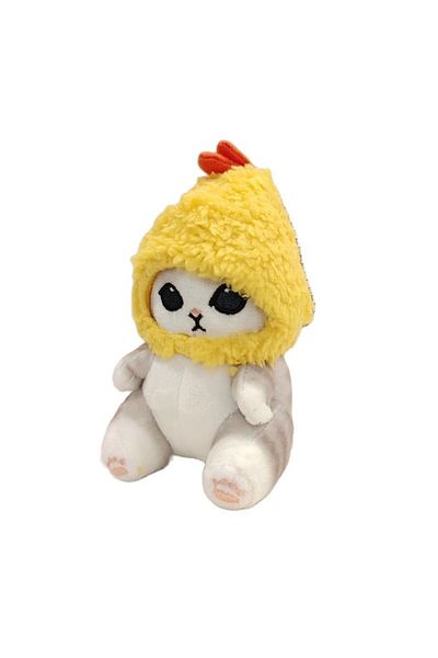 Choice Dark Red Hot Cute Shark Cat Fried Shrimp Cat Plush Doll Pendant Doll Beautiful Room Car Bag Decorati