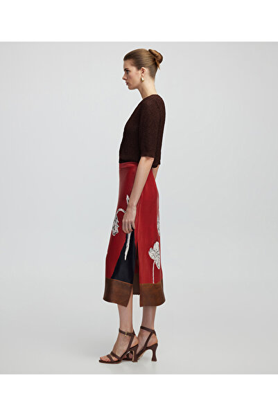 İpekyol Flower Pattern Skirt