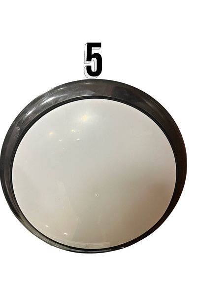 Sebro Elektrik 5 Pcs 20W Led Luminaire Black Cases with White Back Shutter