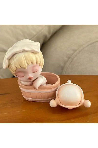 Choice C comfirm Replica New Skullpanda Temperature Series Toys Sp8 Generation Figure Desktop Ornaments Dec