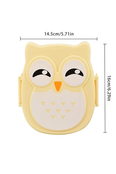 Choice 1pc yellow Portable Plastic Children Students Lunch Box Bento Box Food Container Carton Dinnerware C
