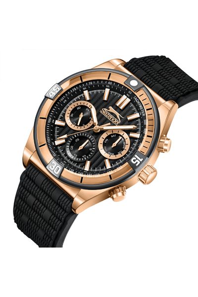 Slazenger SLAZENGER Men's Multi Function Black Dial Watch - SL.9.2389.2.01