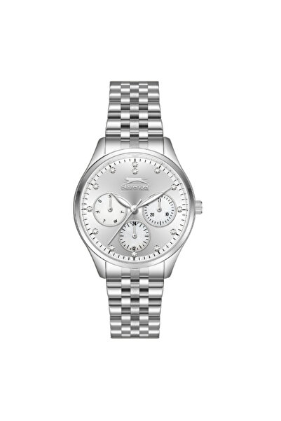 Slazenger SLAZENGER Women's Multi Function Silver Dial Watch - SL.9.2404.4.01