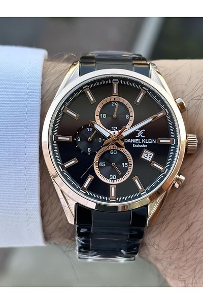 Daniel Klein DANİEL KLEIN EXCLUSIVE MEN'S WRIST WATCH SPORTS AND STYLISH USE DUAL TIME GAUGES (NEW PRODUCT)
