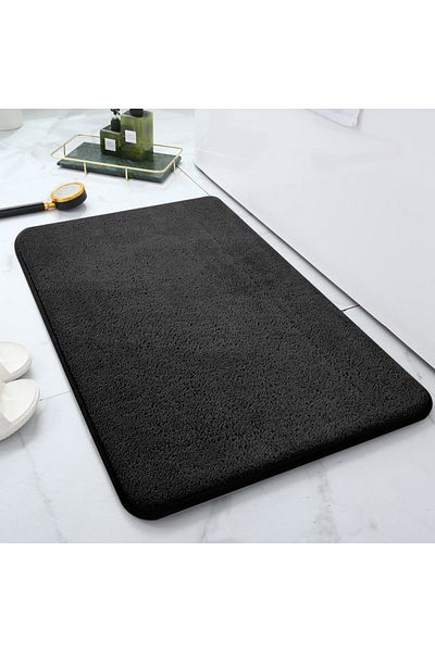 Choice 50X80CM(1.64X2.6FT X-SHR 3 VIAKAM Solid Colour Simple Carpet Bathroom Doorway Absorbent Floor Mat En