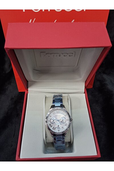 Ferrucci FERRUCCİ MAVİ RENK ÇELİK KADIN KOL SAATİ