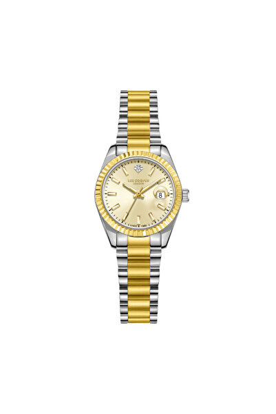 Lee Cooper Women's Analog Champagne Dial Watch - LC08126.210