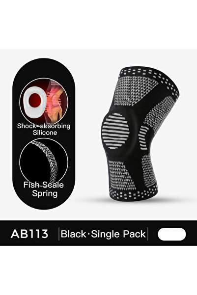 Choice M AB113-BK 1 قطعة وسادة الركبة التقويمية دعامة الركبة لدعم آلام المفاص...