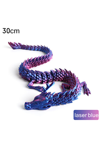 Choice زينة تنين متصلة مطبوعة ثلاثية الأبعاد بطول 30 سم، رسوم متحركة متحركة، ...