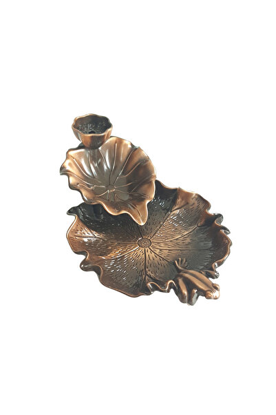 Choice 02 مبخرة بخور شلال، مبخرة مخروطية الشكل على شكل ضفدع أو سمكة، مبخرة بخور معدنية