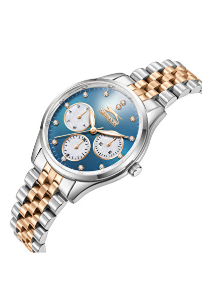 Slazenger SLAZENGER Women's Multi Function Dark Blue Dial Watch - SL.9.2404.4.06