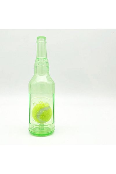 Choice Green Pet Chew Toy Pet Sound Bite Resistant Molar Floating Rubber TPR Tennis Bottle Pet Bottle Ball